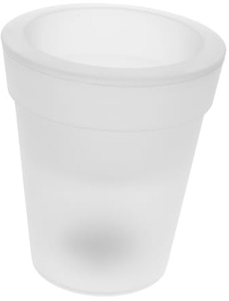 CIYODO Solar Powered Decorative Flowerpot Light for Outdoor Balcony and Garden, Waterproof White Led Night Lamp, Chic Landscape Plant Vase Glow for Home Decor