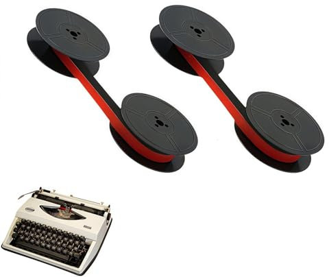 Farbbandfabrik Original Farbband für DIN 2103-53mm Durchmesser - Schwarz/Rot - Hochwertiges Farbband für klare und präzise Druckergebnisse (2)