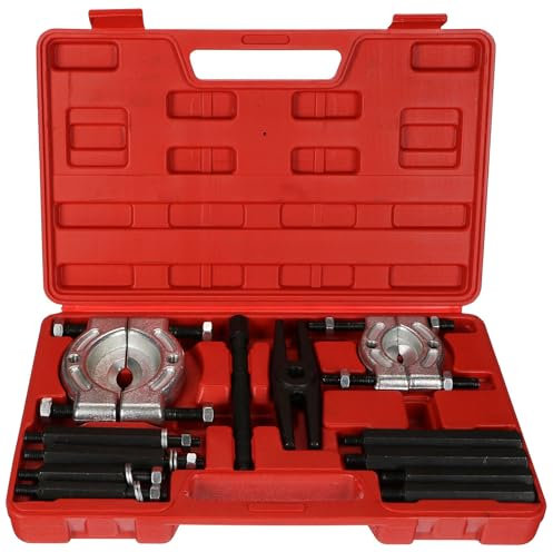 SIXTOL Mechanic Bearing Puller 12 | Kit extracteur de roulements | 12 pièces | Acier Robuste | Coffret Professionnel