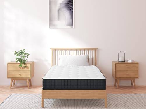 Buartttbear Matelas 90x190 Mousse Mémoire de Forme, Confort.Respirant,12CM