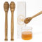 Brazilian Guava Wood Honey Dippers - Durable & Warp-Resistant, Preserves Honey Purity, 2pcs, 6.3 Inch