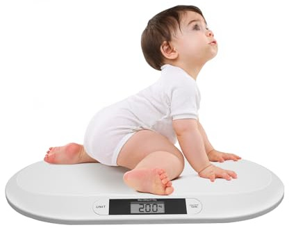 Digital Baby Scale, Multifunctional Pet Scale with Hold Function | Infant Scale for Weighing up to 20KG, Baby Weight Scale with LED Screen for Puppy Cat Dogs Newborns Toddler Children