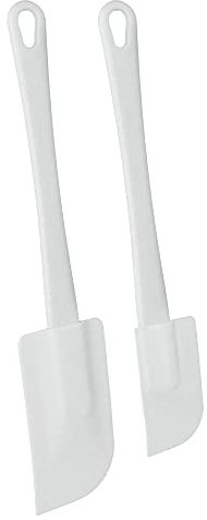 Metaltex Baking Spatulas, Set of 2, Alloy Steel, White, 0