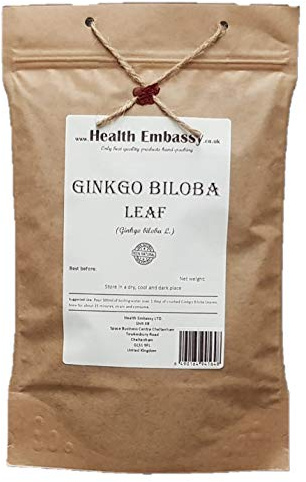 Health Embassy Ginkgo Biloba Leaf (Ginkgo biloba L) (50g)