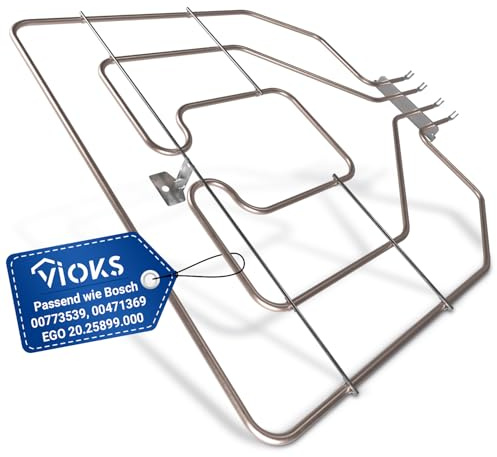 VIOKS Ugn värmespiral 230 V 2 800 W ersättning för Bosch 00773539 00471369