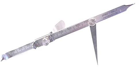 Compás Spirgi Nally 30. Instrumento para la medición vertical con fijador de ángulos