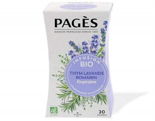 PAGES - Infusion Bio Thym Lavande Romarin X20S 30G - le Lot De 4