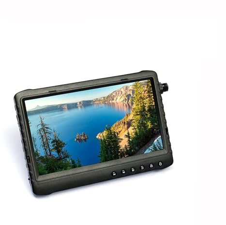 Endoscopic camera 7 Inch LCD Dual lens Vehicle detector Endoscope Telescoping Rod 1080P 5.0MP for Airport Car detector (Color : 7 Inch Lcd)