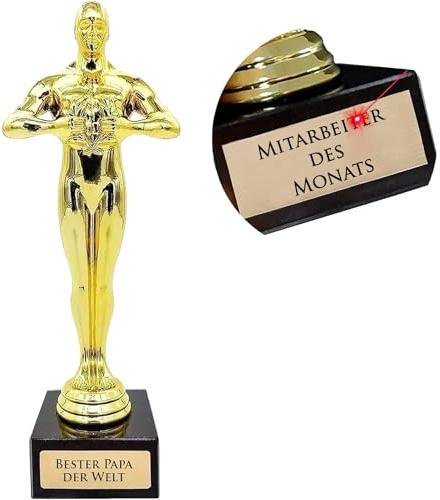 KDO MAGIC Trophée personnalisé gravé Statuette dorée