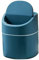 Yngffb Desktop Trash Can, Mini Plastic Desktop Trash Bin, Bedroom Bin, Desk Bin, For Bathroom Vanity, Desktop,- Dispose Of Cotton Rounds, Makeup Sponges, Tissues; 2 Liter (Blue)