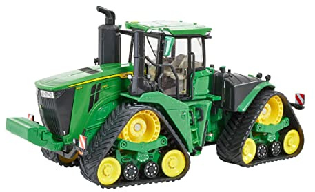 Britains John Deere 9RX 640 Tractor Toy, John Deere Tractor Toy Compatible with 1:32 Scale Farm Animals and Toys, Suitable for Collectors & Teenagers from 14 Years