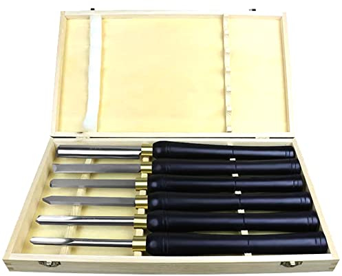 Drechselmesser Hss Drechseleisen Set Meißel Drechselbeitel Drechselmeissel Satz Für Holzschnitzerei Mit Holzgriff in Holzbox Drechselnwerkzeug