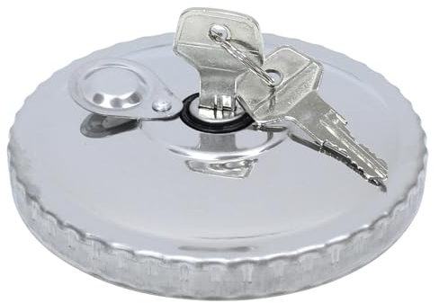 Tankdeckel 80mm Kraftstofftankdeckel Tankverschluss Einfüllstutzen Kraftstofftank Kappe Verschluss Deckel Schlüssel für TGS TGX TGL TGA Actros Arocs Axor Atego LKW Econic FH Stralis Hi-Way EuroCargo