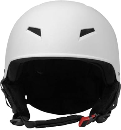 Oshhni Casco de esquí Casco de Snowboard Casco de Snowboard Casco para Deportes de Nieve para Hombres y Mujeres, Blanco, M