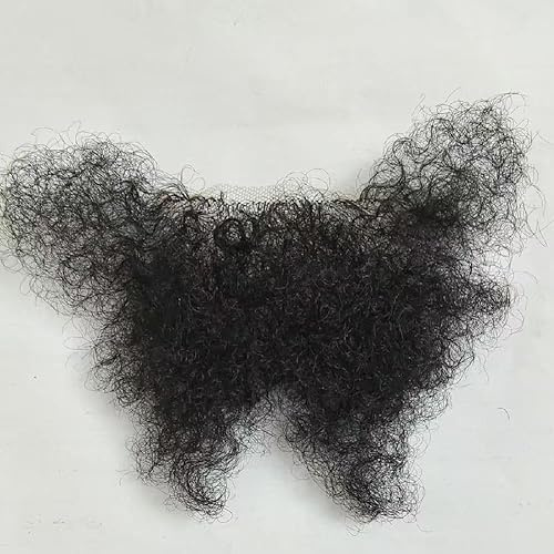 Tingyilan Faux Cheveux Privés, Pâte À La Main Douce Pour Faux Poils Pubiens, Température Fibre Poils Corporels Costume Bas Du Corps Poils Pubiens, Ajout De Volume De Cheveux,Noir,One Size