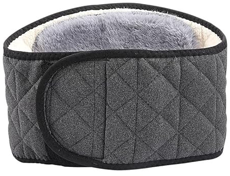 SJTJSPX Kidney Warmer Back Warmer with Fastening, Women's Men's Waist Warmer, Winter Heat Belt, Body Warmer, Elastic Comfortable Abdominal Protection, Fluffy Kidney Protection Belt for Elderly People