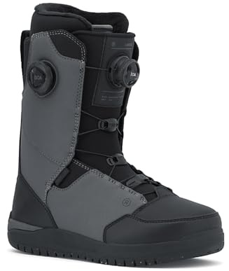 Ride Lasso Mens Snowboard Boots, Grey, 11