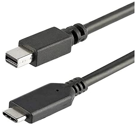 StarTech.com 1m USB-C auf Mini DisplayPort Kabel - USB C zu mDP Kabel - 4K 60Hz - Schwarz (CDP2MDPMM1MB)