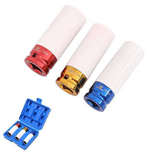 TOPWAY Alloy Wheel Impact Socket Set 3pc 1/2Sq Drive