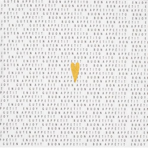 Räder Serviette Bon Appetit - Herz