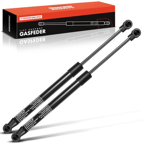 Frankberg 2x Universal Gasdruckdämpfer Gasdruckfeder 130N 305MM 105MM Einzel-Kugelkopf Für Möbel Wohnmobil Markisenstangen Zeltstangen Schränke Werkzeugkästen Stauraumabdeckungen