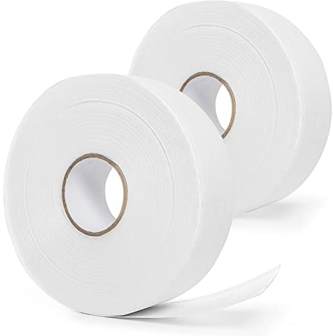 Vumdua 2PCS Non-woven Wax Strip Roll for Body and Facial Hair Removal, 2.76 X 100 Yards Tear-Resistant Waxing Paper for Eyebrow, Leg Removal, Salon Grade