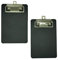 SJJJS Porte Bloc A6 Avec Pince - Lot de 2-Planchettes à Pince,Planchettes à pince Idéal pour le Travail Quotidien,Pour bureaux,le Restaurant(Noir),Bon marché et durable