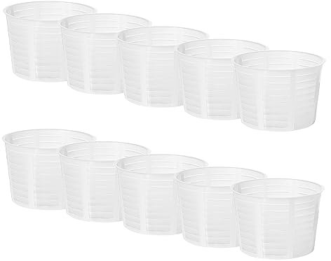 10 x Moule à fromage 8,2 x 6,8 cm – Variations | Forme à fromage en plastique | Panier pour fromage