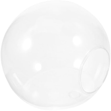 BESPORTBLE Wall Mounted Fish Tank Fish Lamp Aquarium Bowl Bubble Stone for Fish Tank Hydroponics Hanging Fish Bowl Aquarium Air Fish Bowl Vase Wall Plant Holder Transparent Glass