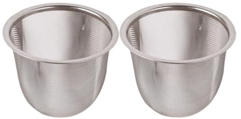 2 filtri per teiera per filtrare caffè sfuso e bevande ingredienti da cucina (9 cm)