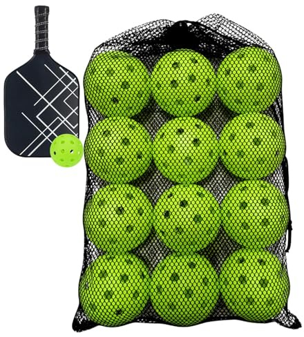 Qfdiwr Pelotas De Béisbol De Entrenamiento | 12 Piezas Equipo De Golpeo - Pelota Hueca De Práctica con Bolsa De Malla Y Cordón | para Interior Exterior Jardin Hogar Escuela Parque Playa
