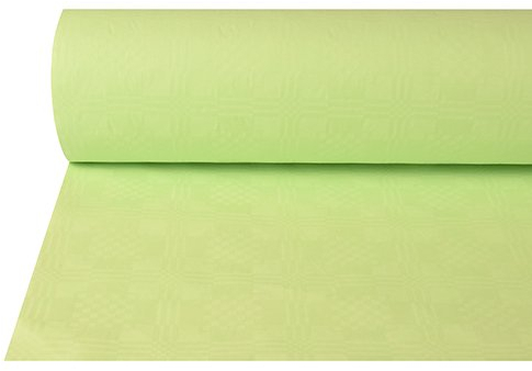 PAPSTAR Damasttischtuch 50 m x 1 m pastellgrün
