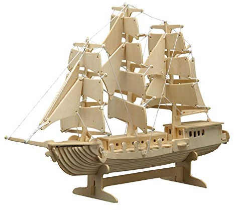 Pebaro - Kit di Costruzione in Legno 869 Navetta a Vela Costruzione in Legno Compensato