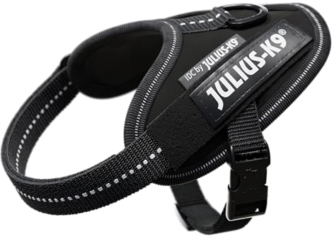 JULIUS K-9 IDC Powergeschirr, Größe: 3XS / Baby 1, Schwarz, 16IDC-P-B1