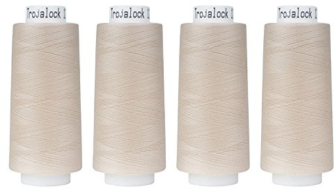 Amann Trojalock Overlockgarn 4X 2500 m (Hellbeige)