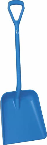 Vikan Hygiene 5623-3 Shovel, D Grip, Blue, Handle 104 cm, 38 x 35 cm / 5