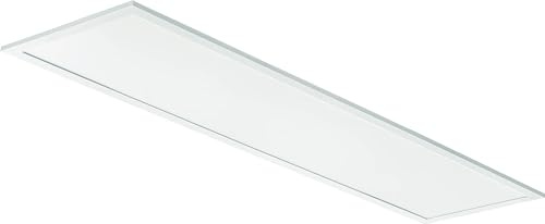 Lithonia Lighting CPX 1x4 LED Flat Panel Light, 1 Ft. x 4 Ft. LED Light Panel, Ceiling Lighting Fixture, 2500/3200/4000 Adjustable Lumens, 3500K/4000K/5000K Switchable CCT, Smooth Satin Lens, White