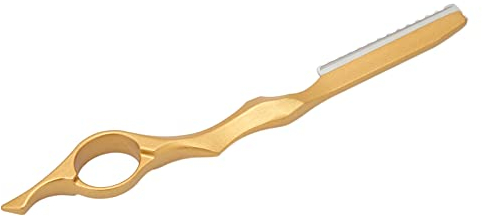 Rasiermesser Friseur, Haar-Effiliermesser Rasiermesser Schere Haare Schneiden, Feather Haarmesser Haarschneidemittel,Haarstrukturierung,Edelstahl, Für Salon Für Zuhause