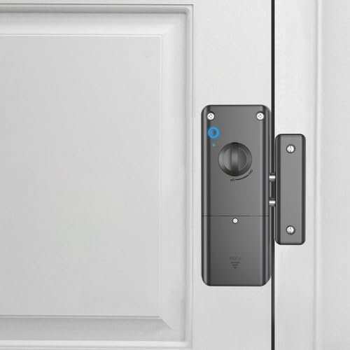 Kit de serrure de porte électrique intelligente, serrure de porte invisible intelligente, serrure de porte en bois avec carte IC pour déverrouiller les serrures de porte électroniques d'intérieur