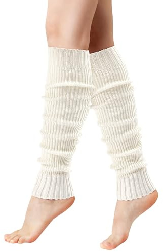 Loiyadn Leg Warmers - Leg Warmers for Women/Girls, Fashion Knit Neon