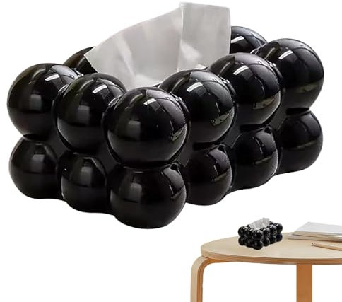 Caja de pañuelos de algodón de azúcar, caja de pañuelos de burbuja, caja de pañuelos cosméticos creativos, caja para pañuelos, caja de pañuelos lindos, caja de pañuelos cosméticos, dispensador de