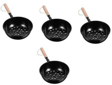 YARNOW 4 Stück Outdoor Grill Holzkohle Herd Grillanzünder Stabanzünder Grill Kamin Kaminbrenner Kaminanzünder Grillwerkzeuge Holzkohle Anzünder Behälter Garten Kohlenbecken