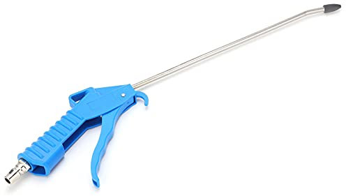 Air Blow Gun with Long Nozzle, Pressure Stainless Steel Pneumatic Cleaning Tool for Air Compressor Attachments