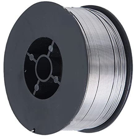 Ryanong Alambre de soldadura de alta eficiencia de 0,8 mm, núcleo de fundente, alambre Mig autoprotector, rollo de 1 kg de diámetro, apto para construcción naval, uso en maquinaria