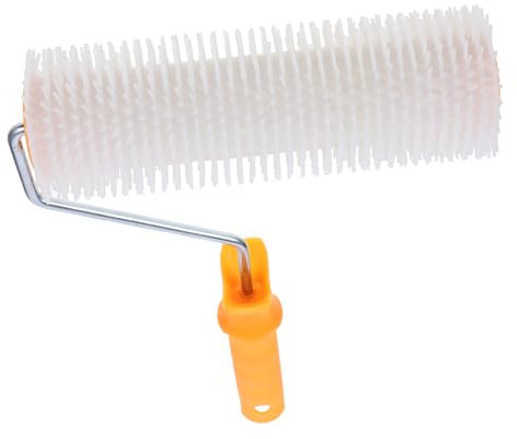 Hemobllo 1Pieza Rodillo con Púas Autonivelante de Cepillo Antiespumante para Pintura de Mango Ergonómico y Duradero