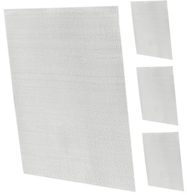 SWOOMEY 4pezzi Rete in Acciaio Inox Per Riparazione Paraurti Auto Rete Maglia Fine Per Paraurti in Metallo Per Saldatura Per Riparazione Veicoli