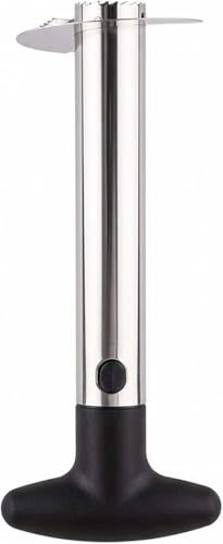 PNJB Pineapple Corer Slicer Kn-IFE, Stainless Steel, Ergonomic T-Handle, Rust Resistance,Fruit Corer & Peeler Tool, Effortless Slicing, Ring Cu-tter, Juice Saver, Easy Clean Kitchen Gadget