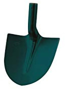Fiskars 005270 - Rund faner spade (27 cm, utan handtag)