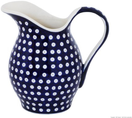 Bunzlauer Keramik Karaffe/kanna 1,7 liter Ø21,5 x H 21,0 cm i dekor 42
