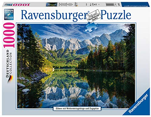 Ravensburger Puzzle 19367 - Eibsee mit Wettersteingebirge - 1000 Teile Puzzle für Erwachsene und Kinder ab 14 Jahren, Puzzle mit Alpen-Motiv